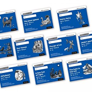 Read write inc.phonics:black and white blue set 6 mixed
