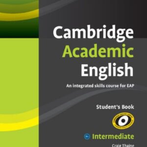 Cambridge Academic English B1 Intermediate Student's Book