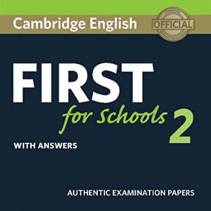 Cambridge english first for schools 2 (st+key)