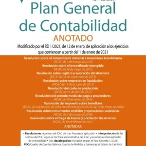 Plan General de Contabilidad ANOTADO