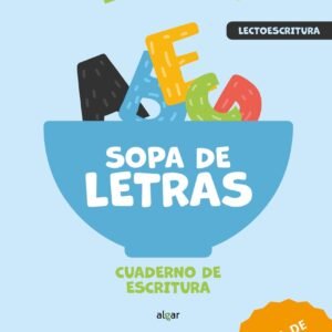 Sopa de letras. Cuaderno de escritura (letra de imprenta)