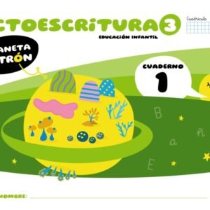 Planeta Letrón. Lectoescritura. Nivel 3. Cuaderno 1. Cuadrícula