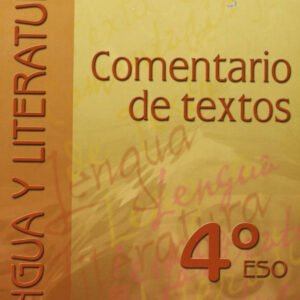 Cuaderno comentario textos 4ºESO Repasa y aprueba lengua