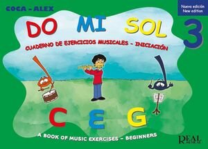 DO MI SOL 3:CUADERNO EJERCICIOS MUSICALES (ING/ESP)